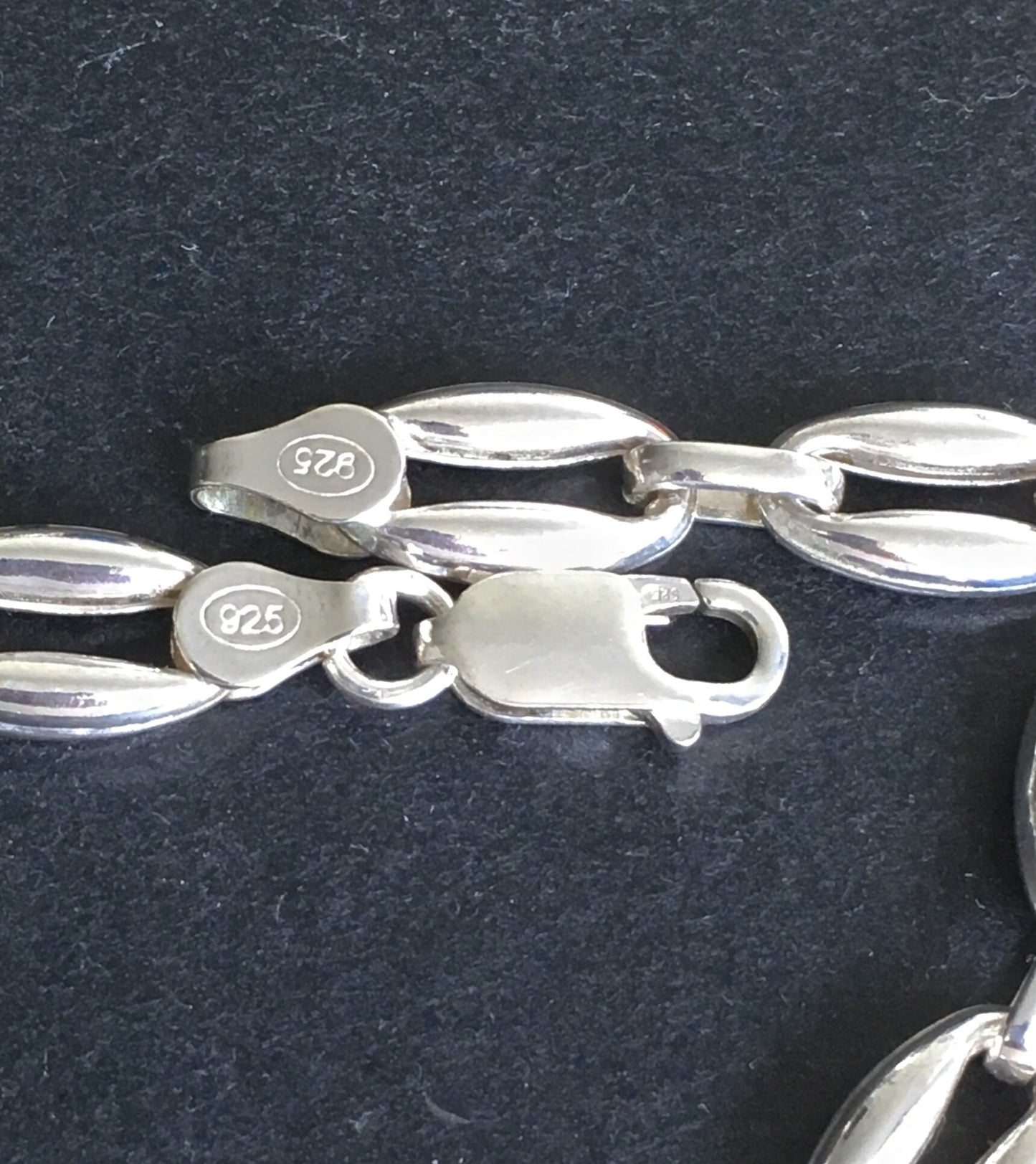Silver Anchor Link Chain Bracelet Mariner 925 Sterling New 8mm Mens Jewelry
