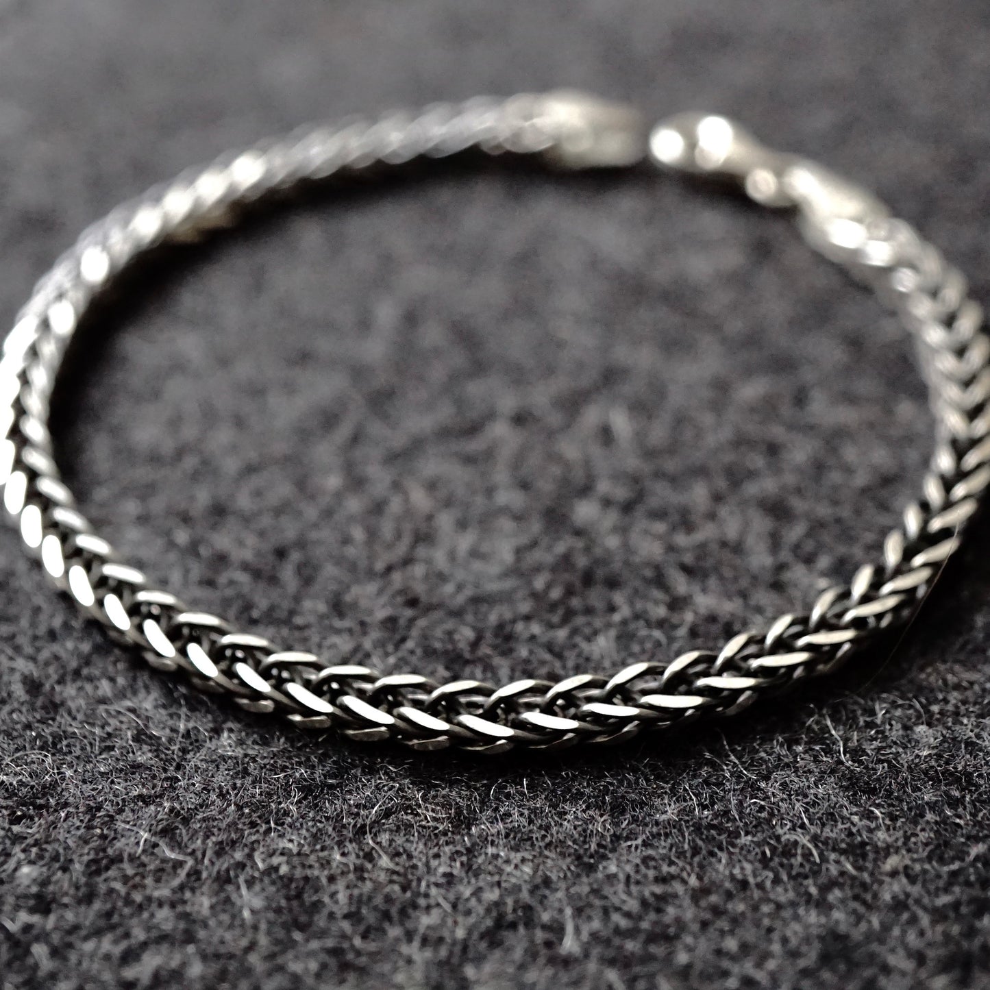 Pulsera de cadena de eslabones de plata - Plata de ley maciza 925 de 3 mm con sello, colección clásica de joyas para hombre, obra maestra turca