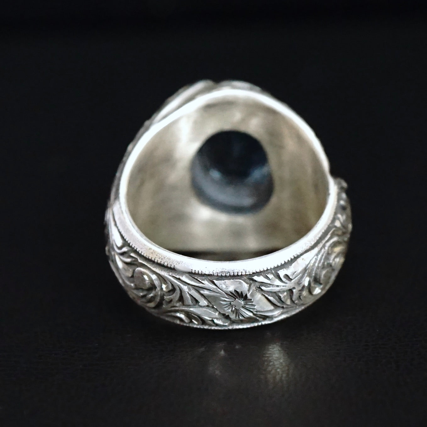 Ring Aquamarine Sterling Silver Handmade gemstone Artisan Handcrafted Unique Men’s Jewelry