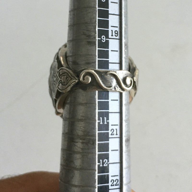 Türkis Ring Einzigartiger handgefertigter türkischer Handwerkerschmuck aus Sterlingsilber