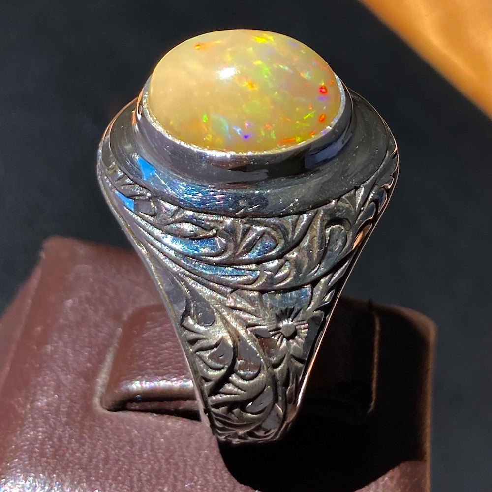 Opal Rings for Him | Rings for men, Unique mens rings, Favorite rings
