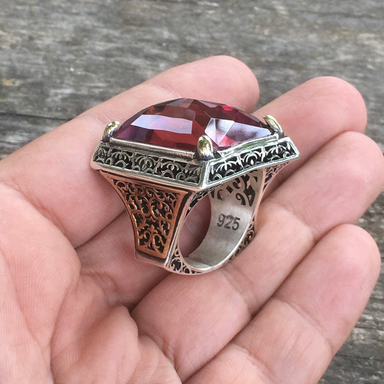 925 sterling silver hot sale mens rings